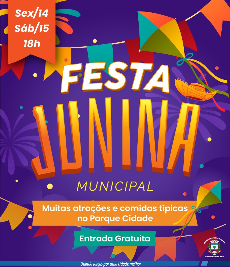 Festa Junina Municipal começa nesta sexta 14 confira a programação e