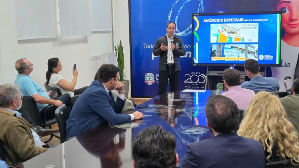 Prefeito anuncia investimentos e projetos especiais para os 200 anos de Limeira