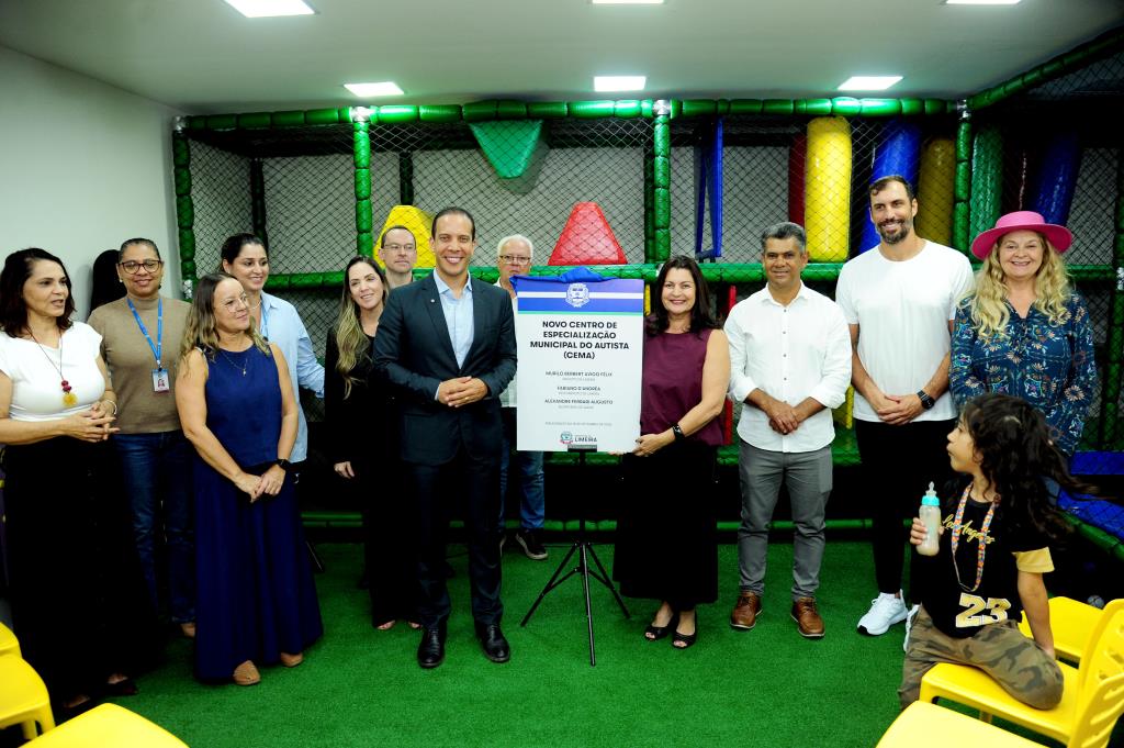 Prefeitura inaugura o novo Cema, o maior centro público de atendimento ao autista da região