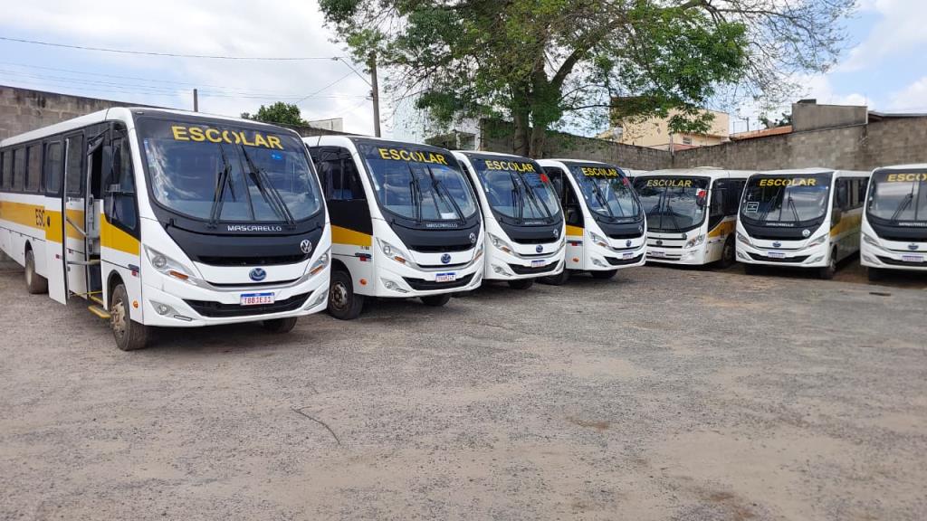 Transporte escolar de Limeira começa a operar com frota mais nova nesta segunda (21)