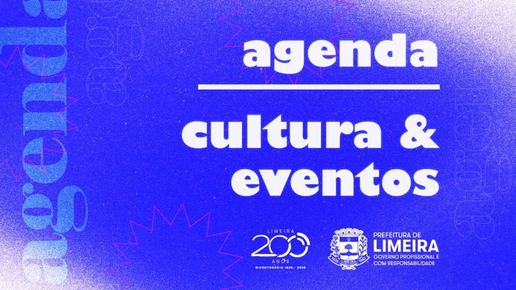 Agenda Cultural reúne teatro, música e atrações variadas em Limeira