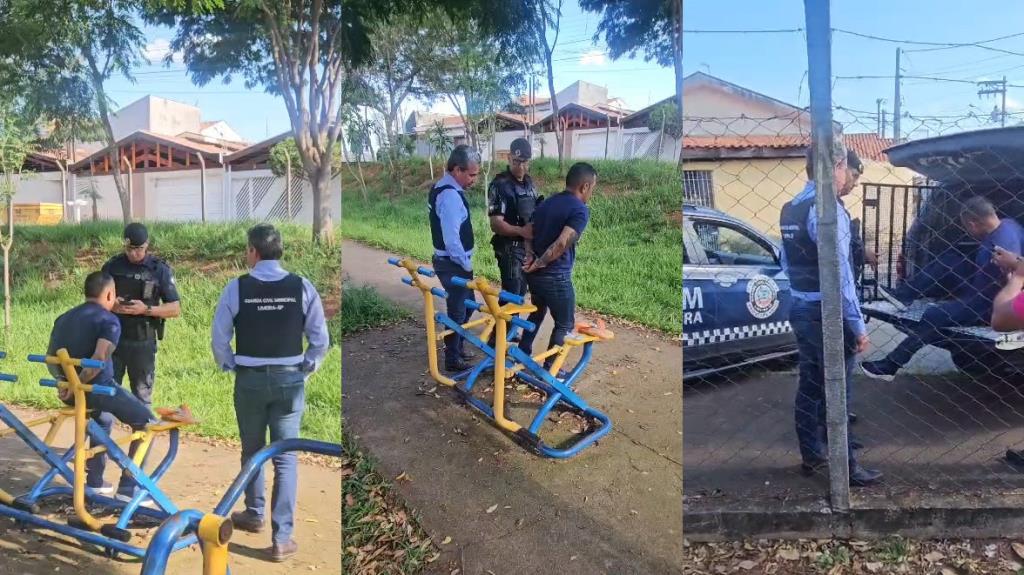 GCM de Limeira detém homem que vandalizou veículos no Largo da Boa Morte