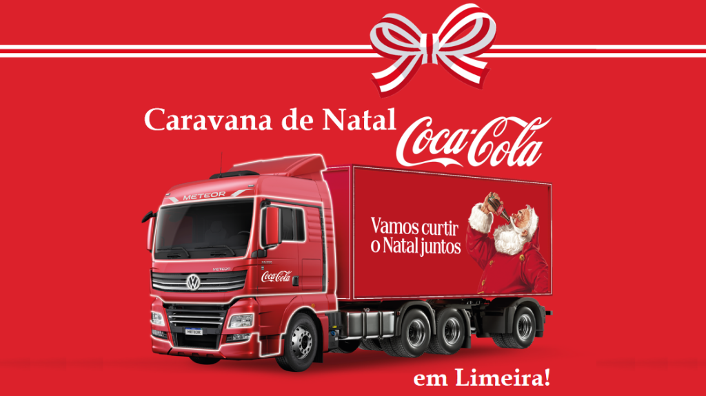 Caravana de Natal da Coca-Cola passa por Limeira em 17 de novembro